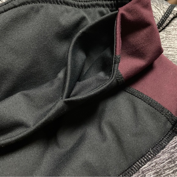 Mano b leggings Black/Burgundy Size Large Ankle - Picture 4 of 4